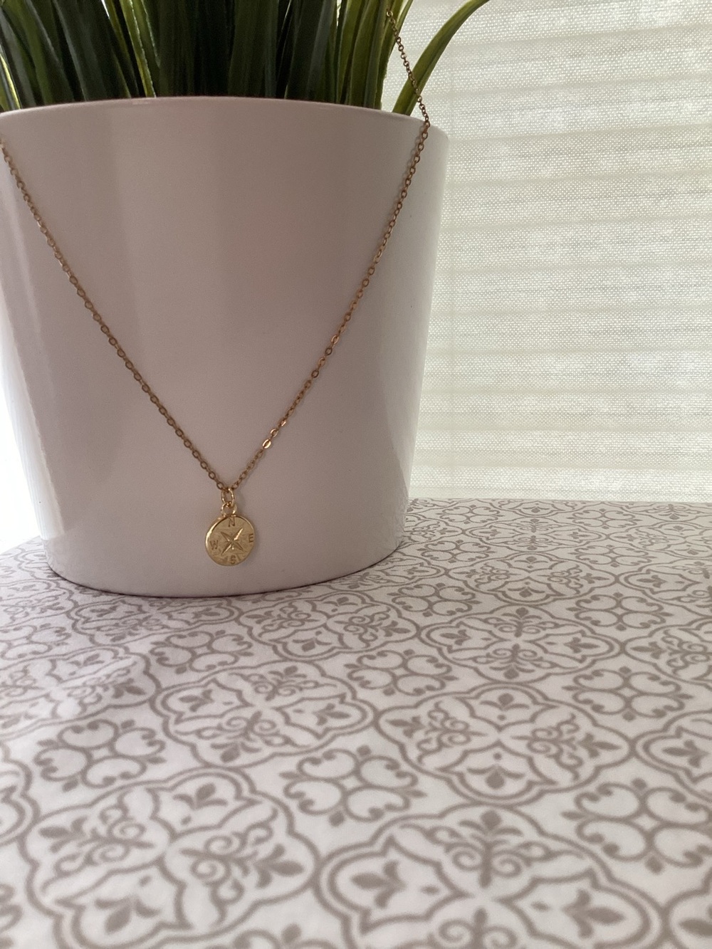 Compass Pendant and Necklace